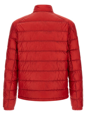 Red Polyamide Full-Length Jacket