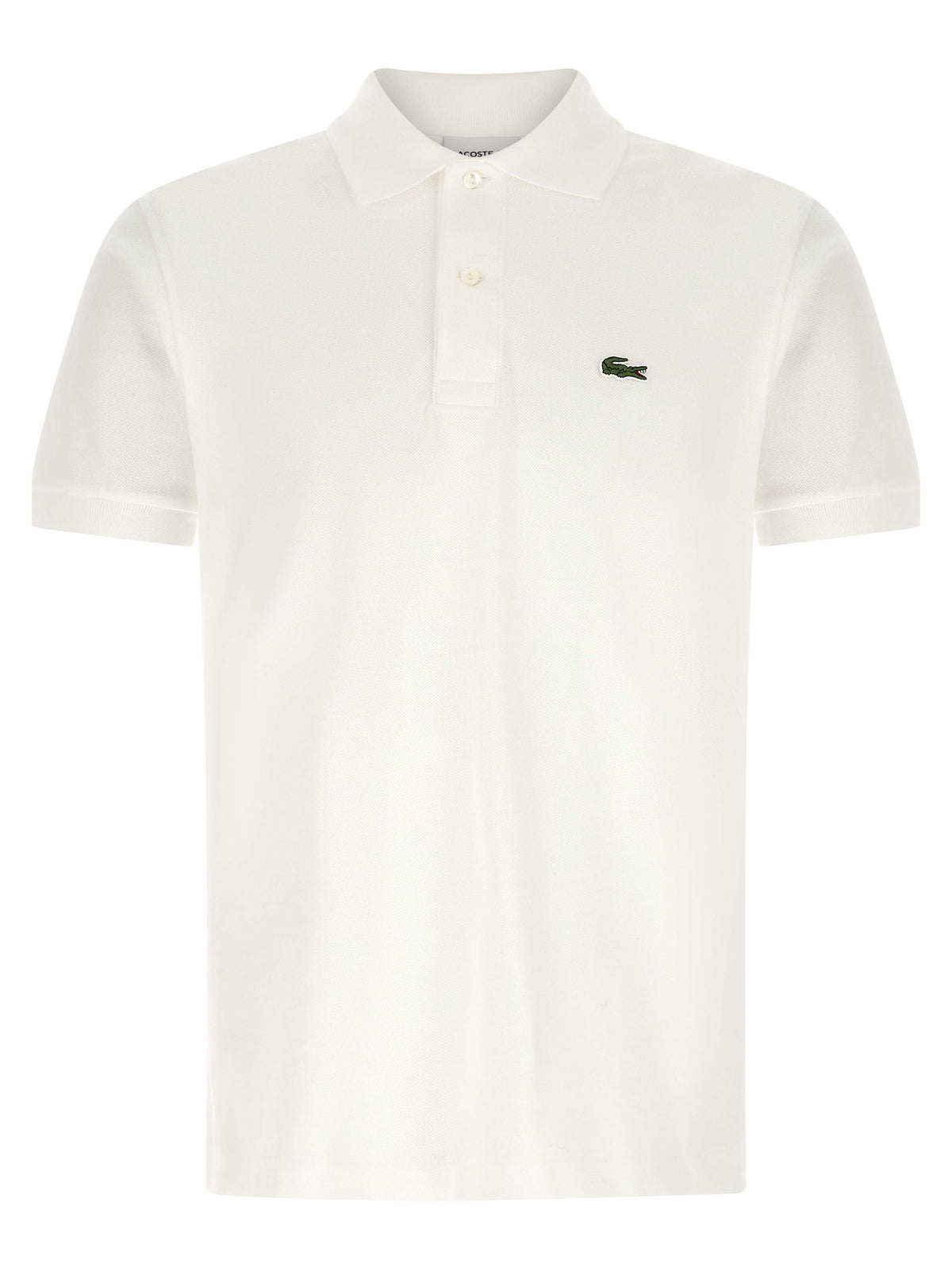Lacoste Weißes Poloshirt aus Baumwolle