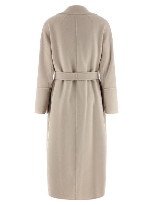 'S Max Mara Beige Virgin Wool Coat