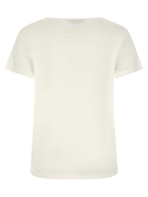 'S Max Mara Weißes Baumwoll-T-Shirt