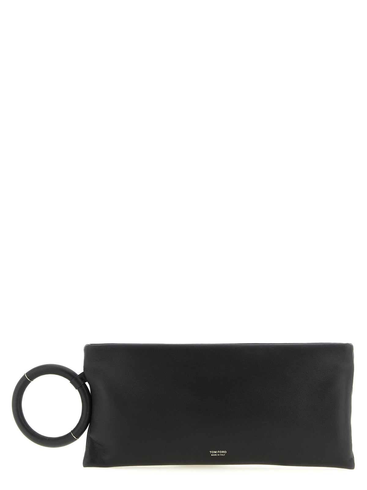 Tom Ford Schwarze Lammleder-Clutch