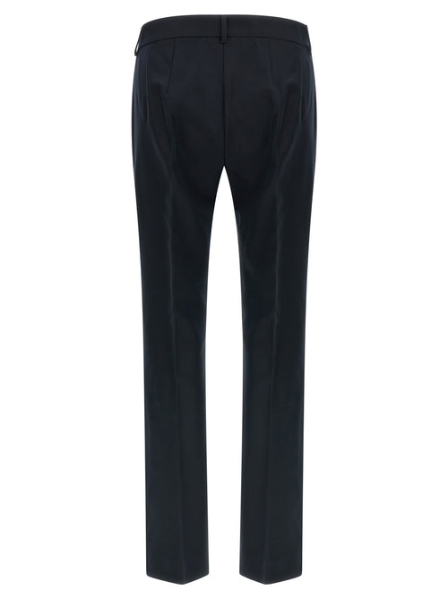 'S Max Mara Blaue Baumwollhose