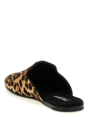 Dolce & Gabbana Braune Kalbsleder-Flats