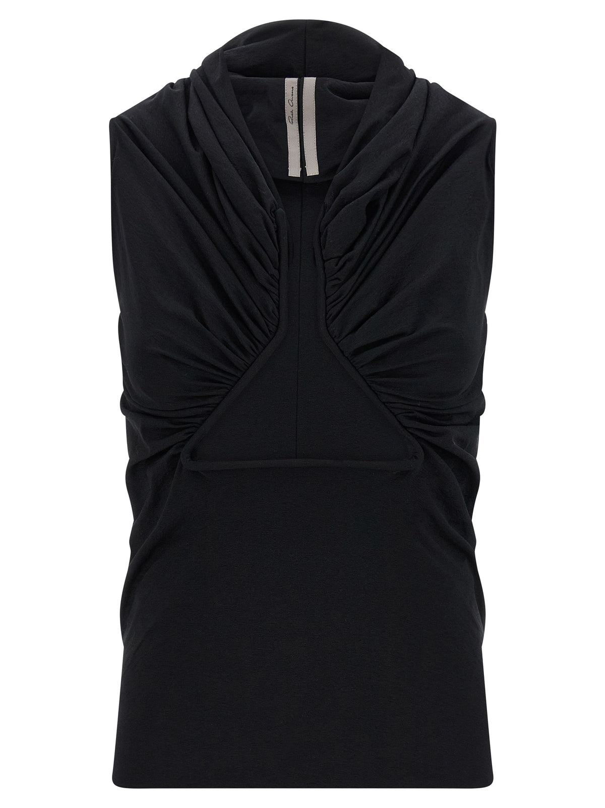 Rick Owens Schwarze Baumwoll-Tanktops