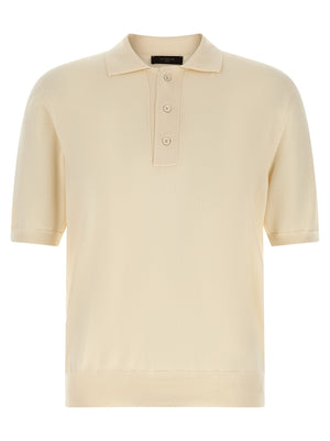 ZANONE Beige Cotton Polo Shirt