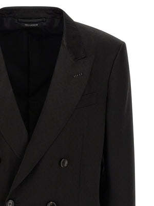 Tom Ford Schwarzer Blazer aus Viskose