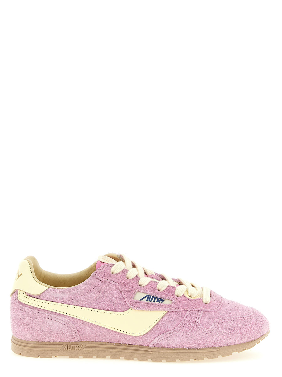 Autry Mehrfarbige Sneaker aus Rindsleder im Athletic-Stil