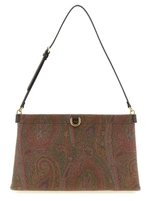 Etro Braune Baumwoll-Clutch