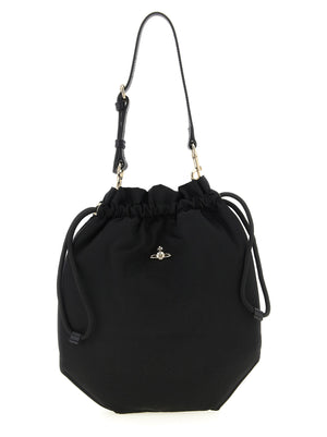 Vivienne Westwood Schwarze Viscose Handtasche