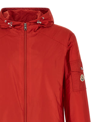 Red Polyamide Shell Jacket
