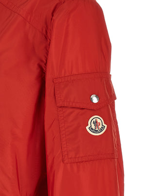Red Polyamide Shell Jacket