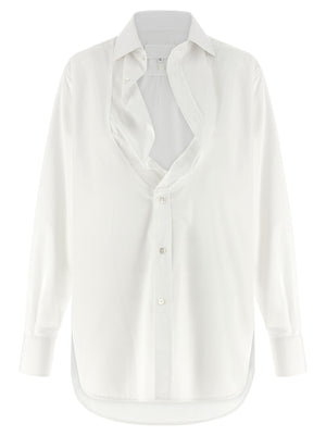 Maison Margiela Weiße Baumwollbluse