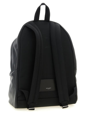 Saint Laurent Rucksack aus schwarzem Kalbsleder