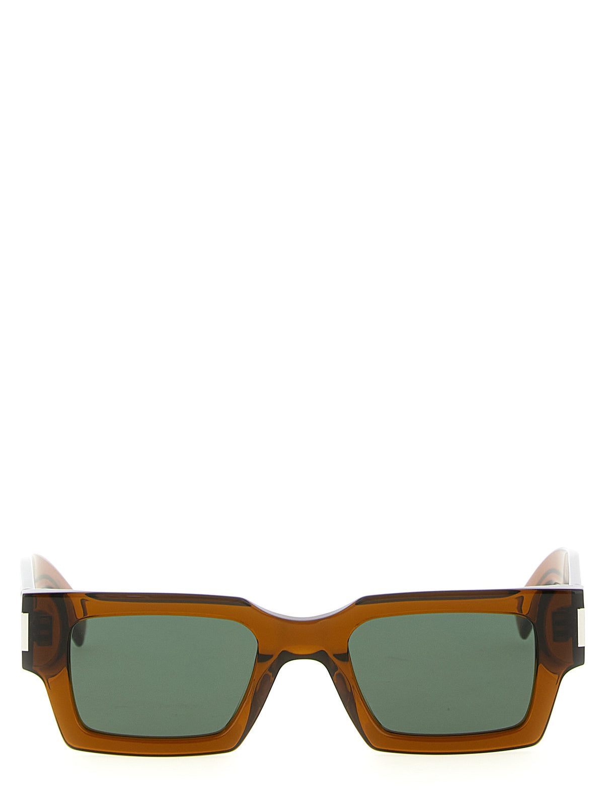 Saint Laurent Braune Sonnenbrille aus Acetat