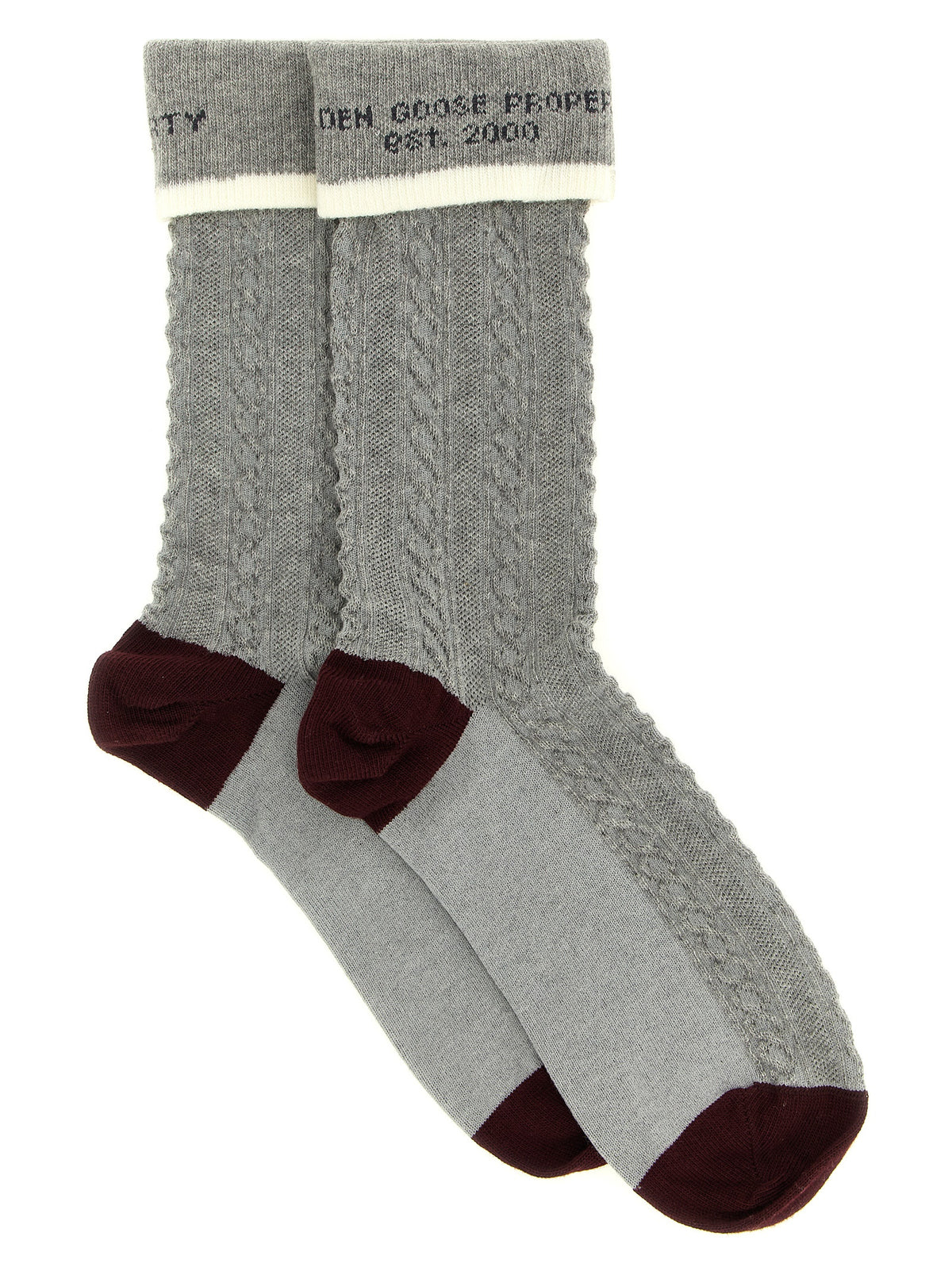 Golden Goose Graue Baumwollsocken