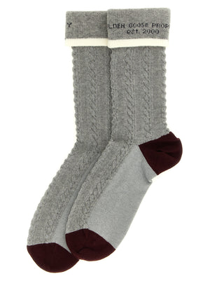 Golden Goose Graue Baumwollsocken