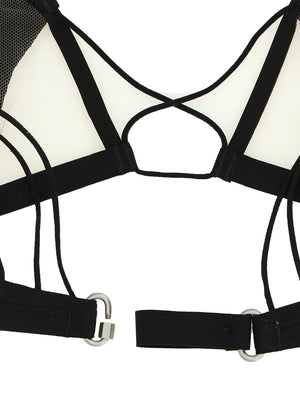 Rick Owens Schwarzer BH aus Nylon