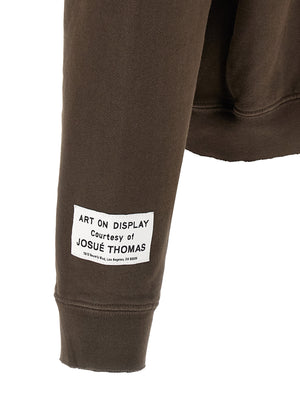 GALLERY DEPT. Brauner Baumwoll-Sweatshirt