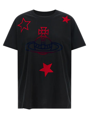 Vivienne Westwood Schwarzes Baumwoll-T-Shirt