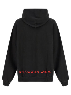 WILLY CHAVARRIA Schwarzer Baumwoll-Sweatshirt