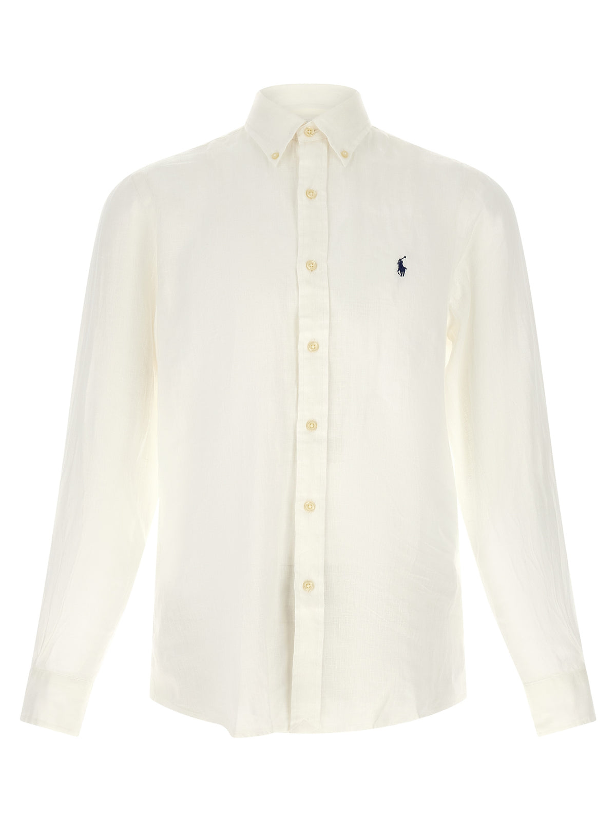 Polo Ralph Lauren Weiße Leinenbluse