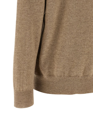 Brunello Cucinelli Beige Cashmere Cardigan