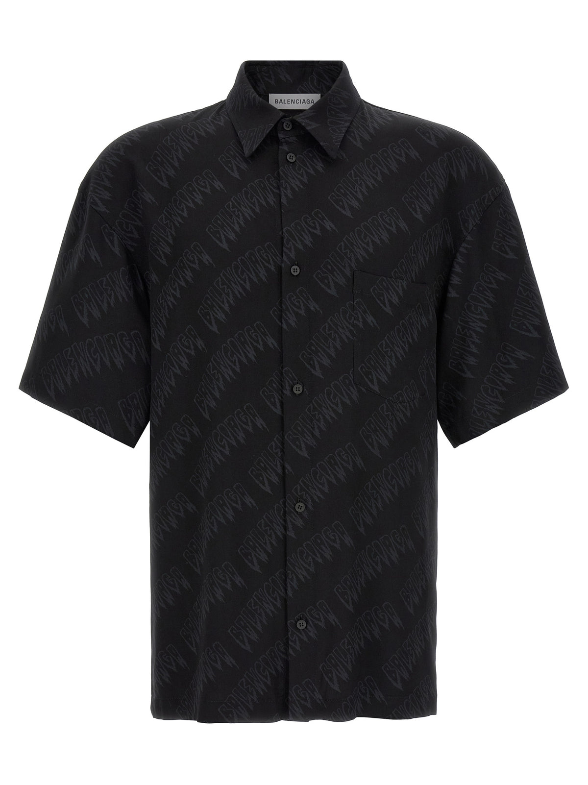 Balenciaga Schwarze Viskosebluse