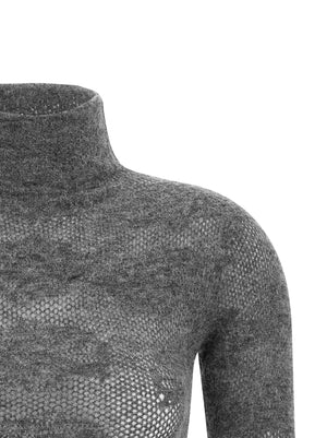 Brunello Cucinelli Grauer Seiden-Cardigan