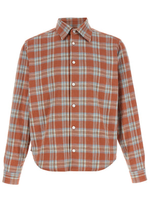 SECOND/LAYER Orange Baumwollbluse
