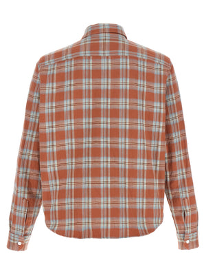 SECOND/LAYER Orange Baumwollbluse