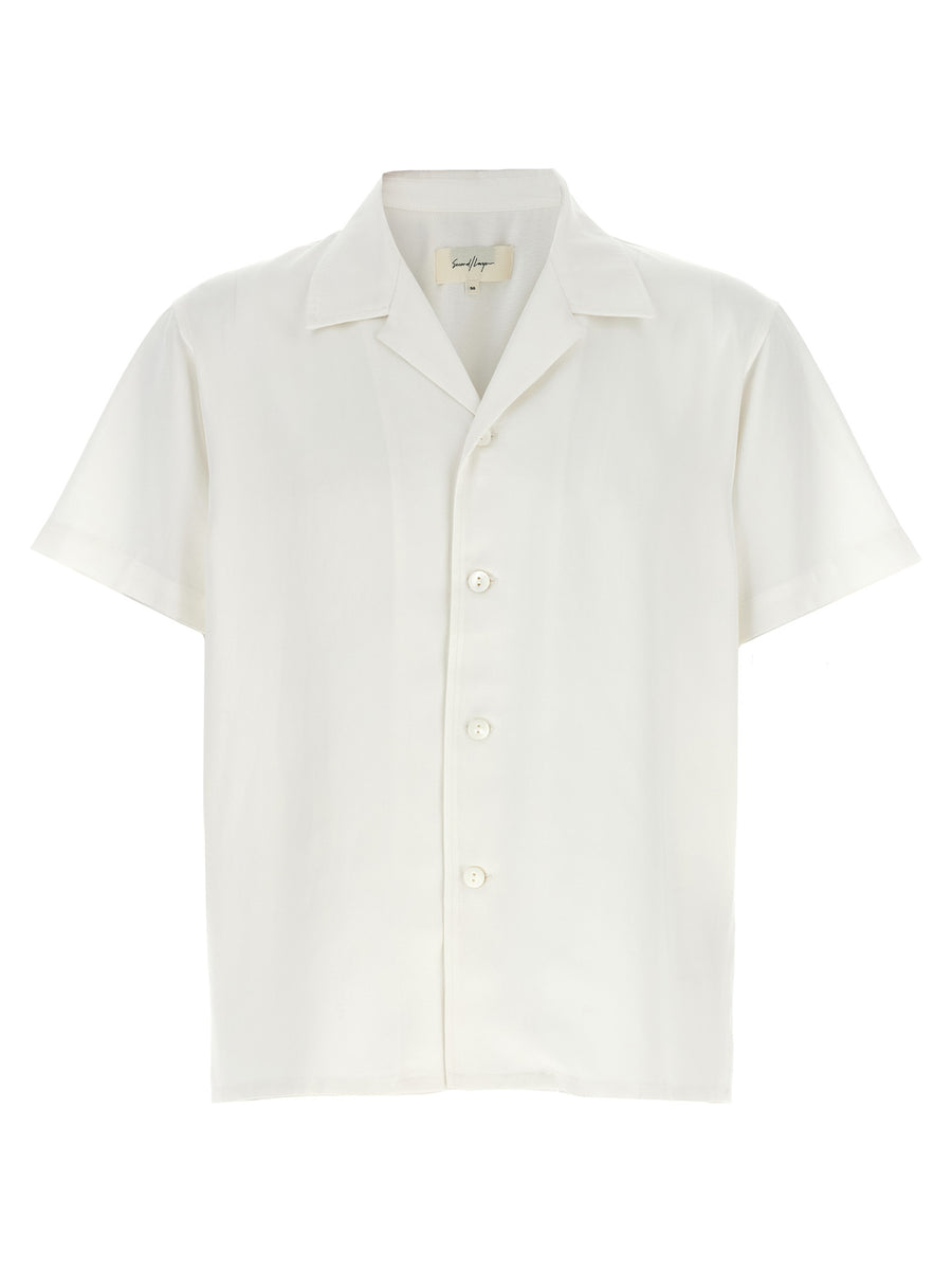 SECOND/LAYER Weiße Lyocell-Bluse