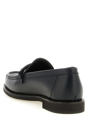 Brunello Cucinelli Schwarze Loafer aus Kalbsleder zum Hineinschlüpfen
