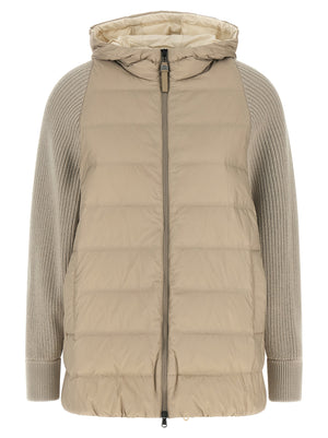 Brunello Cucinelli Beiger Wollmantel