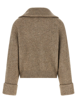 Brunello Cucinelli Beige Cashmere Cardigan