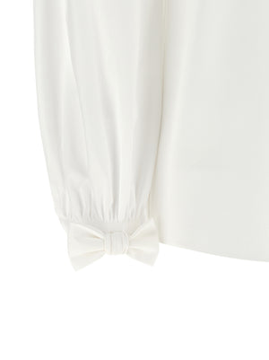 Valentino Garavani Weiße Baumwollbluse
