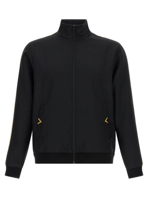 Valentino Garavani Schwarzer Polyester-Sweatshirt