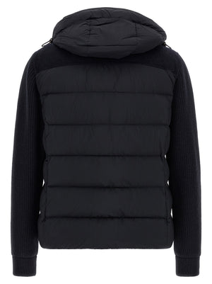 MooRER Blaue Wolljacke in voller Länge