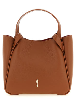 Christian Louboutin Braune Kalbsleder-Tote Bag