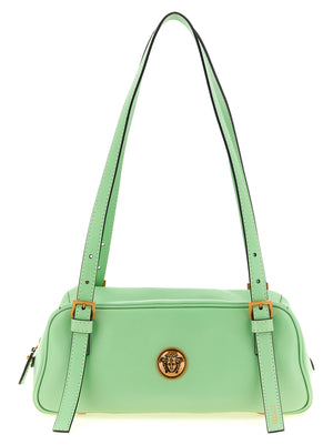 Versace Schultertasche aus zweifarbigem Lammleder