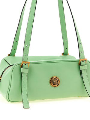 Versace Schultertasche aus zweifarbigem Lammleder