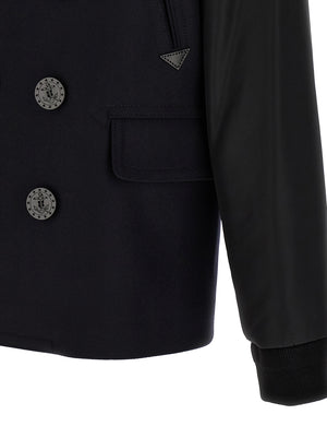 Dsquared² Blauer Wollmantel