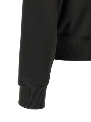 Diesel Schwarzer Baumwoll-Sweatshirt