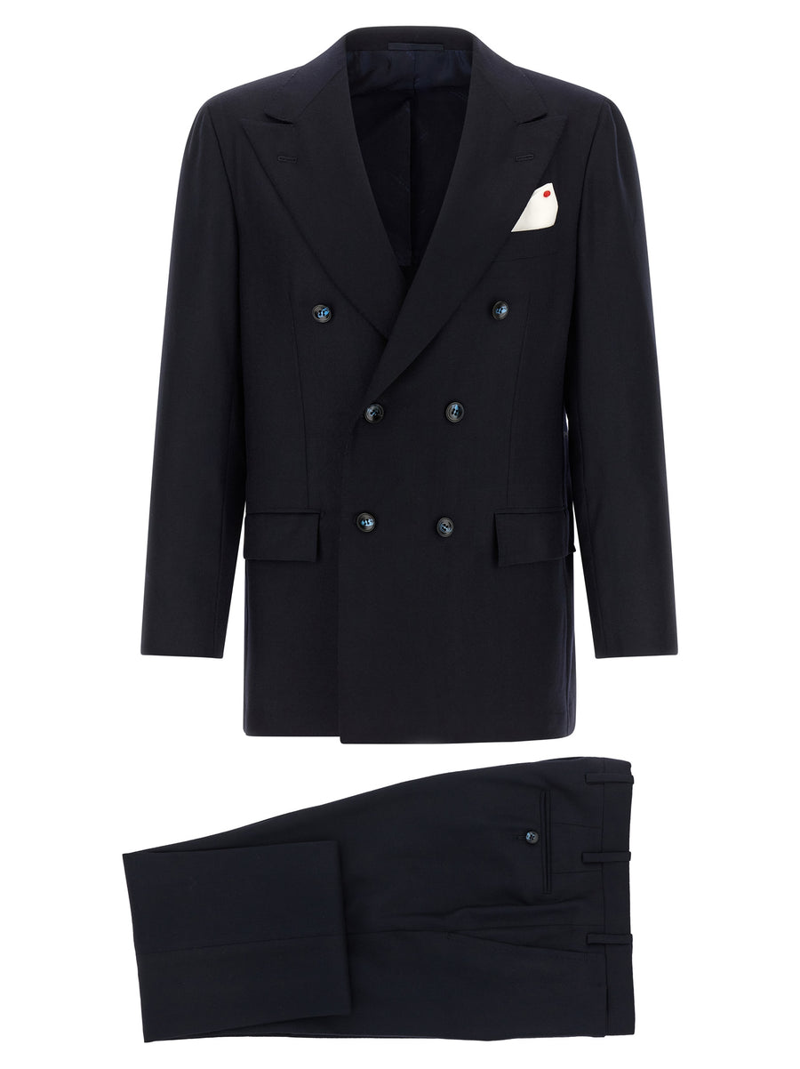Kiton Blauvio Woll-Zweiteiler