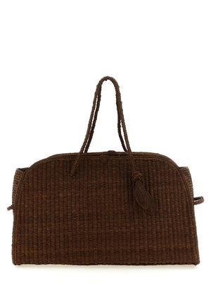 Jacquemus Braune Raffia-Tragetasche