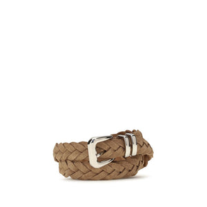 Brunello Cucinelli Beige Kalbsleder Bos Taurus Regular Gürtel