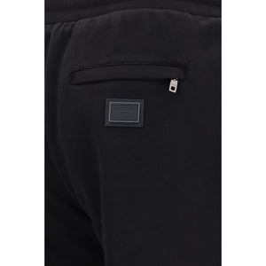 Dolce & Gabbana Schwarze Baumwoll-Jogginghose (Trainingshose)
