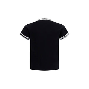 Versace Schwarzes Baumwoll-T-Shirt