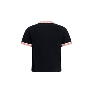 Versace Schwarzes Baumwoll-T-Shirt