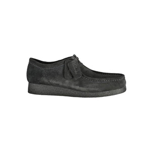 Clarks Schwarzer Leder Herren Sneaker