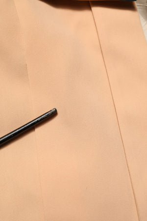 CO|TE Dunkelgrüner beigefarbener Polyester-Übergangsmantel Damen-Blazerjacke